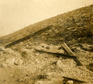 Area surrounding the fort at Douaumont, northern France by Unbekannt