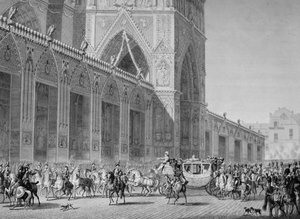 Arrival at Notre Dame, 2nd December, 1804