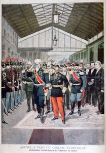 Arrival of General Tchertkoff Chertkov, Russian Ambassador to France, Paris