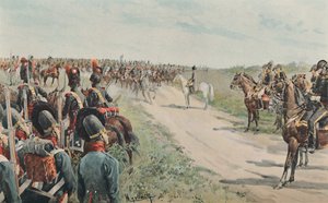 Arrival of Napoleon Among The Bavarians and Saxons, 1896