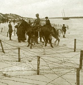 Arriving at La Panne, Flanders, Belgium