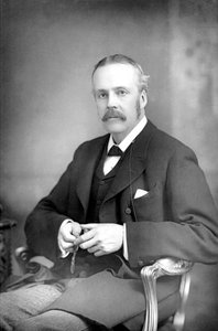 Arthur James Balfour 1848-1930, Scottish-born British statesman and philosopher, c1890