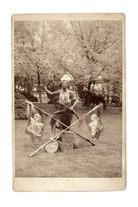 Ashanti Group Lecture, Germany 1890s by Unbekannt