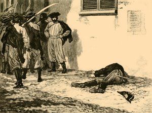 Assassination of Count Franz Philipp von Lamberg, Budapest, Hungary, 1848