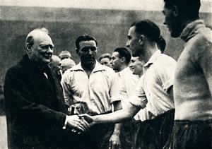 Association Football at Wembley - England v. Scotland by Unbekannt
