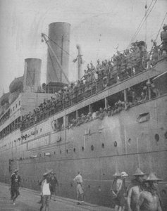 At Singapore Indian Troops Arrive to Take Part in the Defence of the Great Fortress-Port, 1941