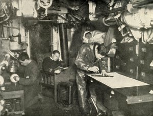 At the Bottom of the Sea. In the wardroom of a submarine by Unbekannt