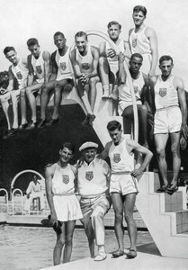 Athletes at the US Olympic Trials, 1932 by Unbekannt