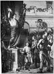 Augustus Presents the Constitution, Lyon, France by Unbekannt