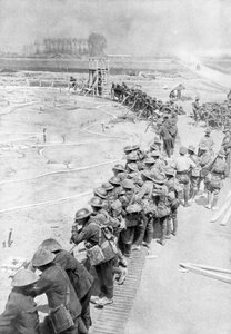Australian troops the day before the Battle of Messines, Belgium, 6 June 1917 by Unbekannt