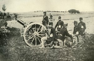 Austrian Artillery in the Field, 1919 by Unbekannt