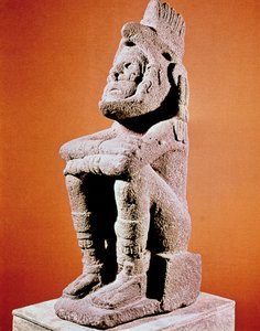 Aztec Sculpture of a Seated Male Figure, c1375-1521 by Unbekannt