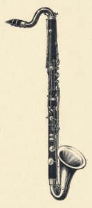 B Bass Clarinet by Unbekannt