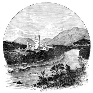 Balmoral Castle and the River Dee, Scotland