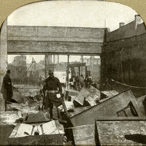 Bank safes being guarded by Unbekannt