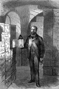 Banknote Store in the Vaults of the Bank of England by Unbekannt