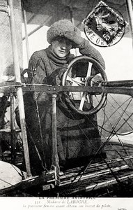 Baroness Raymonde Delaroche, French aviator by Unbekannt