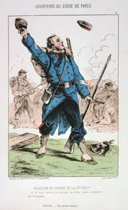 Bataillon de Guerre de la Garde Nationale, Siege of Paris, 1870-1871 by Unbekannt