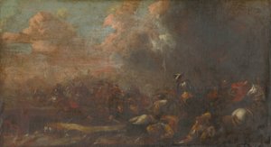Battle Scene by Unbekannt