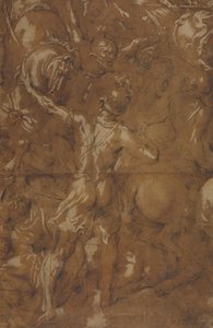 Battle Scene by Unbekannt