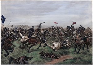 Battle of Agincourt, 25 October 1415 by Unbekannt