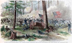 Battle of Bentonville, North Carolina, American Civil War 19 March 1865 by Unbekannt