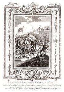 Battle of Crecy in France, 1346
