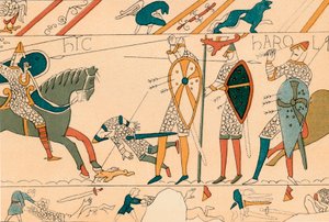 Battle of Hastings & Death of Harold by Unbekannt