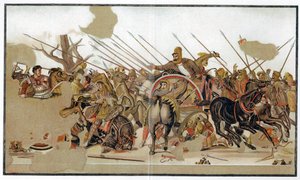 Battle of Issus, 333 BC by Unbekannt