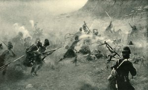 Battle of Kandahar - The 92nd Are To Take The Guns, 1901 by Unbekannt