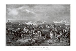 Battle of Novara, Italy, 23 March 1849 by Unbekannt