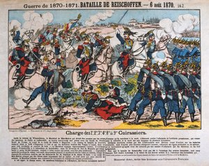 Battle of Reichshoffen, Franco-Prussian War, 6th August 1870 by Unbekannt