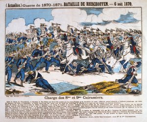Battle of Reichshoffen, Franco-Prussian war, 6th August 1870 by Unbekannt
