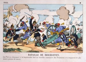 Battle of Reichshoffen, Franco-Prussian War, 6th August 1870 by Unbekannt