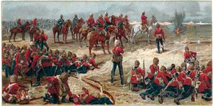 Battle of Tel-el-Kebir, Egypt, 13 September 1882 by Unbekannt