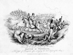 Battle of Waterloo, Belgium, 1815 1817 by Unbekannt
