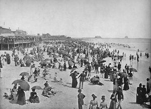 Beach at Atlantic City, New Jersey