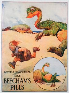 Beechams Pills advertisement, 1914