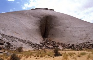 Ben Amira monolith in Adrar