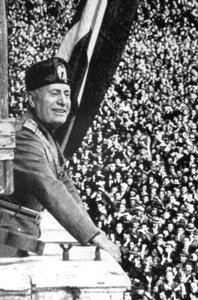 Benito Mussolini, Italian fascist dictator by Unbekannt