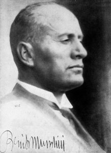 Benito Mussolini, Italian fascist dictator