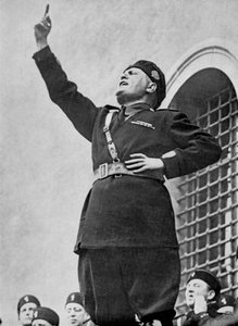 Benito Mussolini, Italian Fascist Dictator, c. 1930s by Unbekannt