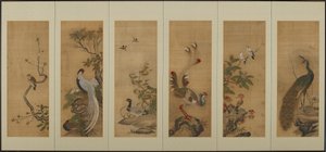 Birds and flowers
