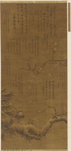 Birds and Plum-Blossoms in the Snow