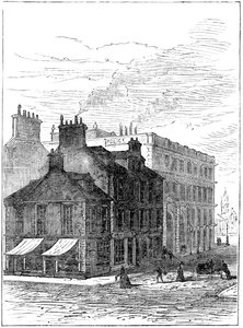 Birthplace of James Watt Shortly Before It Was Demolished by Unbekannt