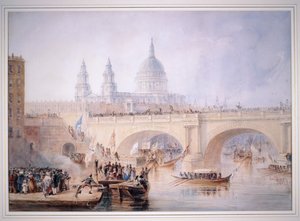 Blackfriars Bridge, London by Unbekannt