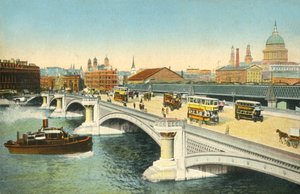 Blackfriars Bridge, London by Unbekannt