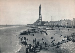Blackpool - View of the Front, Showing the Tower