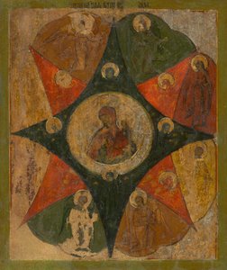 The Burning Bush Madonna by Unbekannt