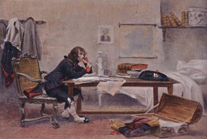 Bonaparte at Auxonne by Unbekannt
